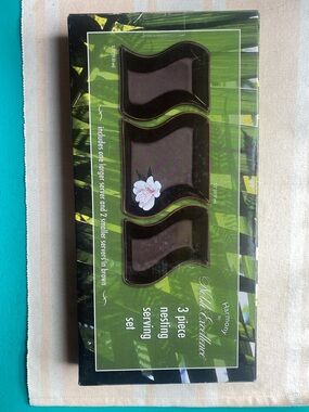 Harmony Nesting 3-Piece Serving Set - Brown